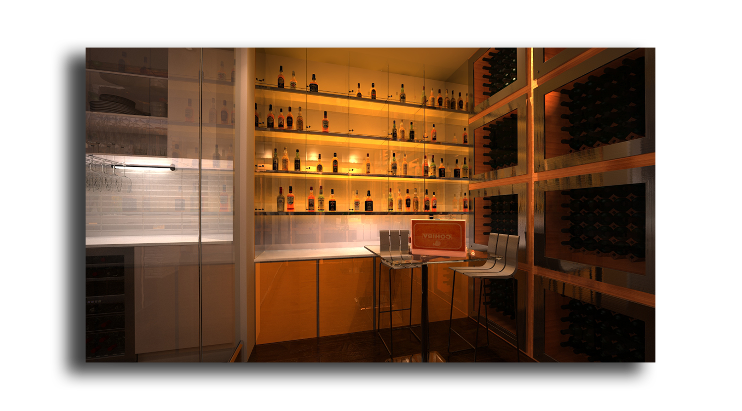 cigar lounge 3d