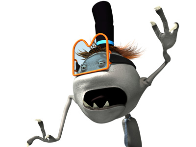 Klimpsy personnage 3D